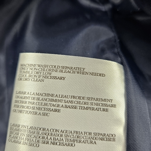 MICHAEL Michael Kors Navy Blue With Gold Hardware Utility Jacket - Picture 6 of 9